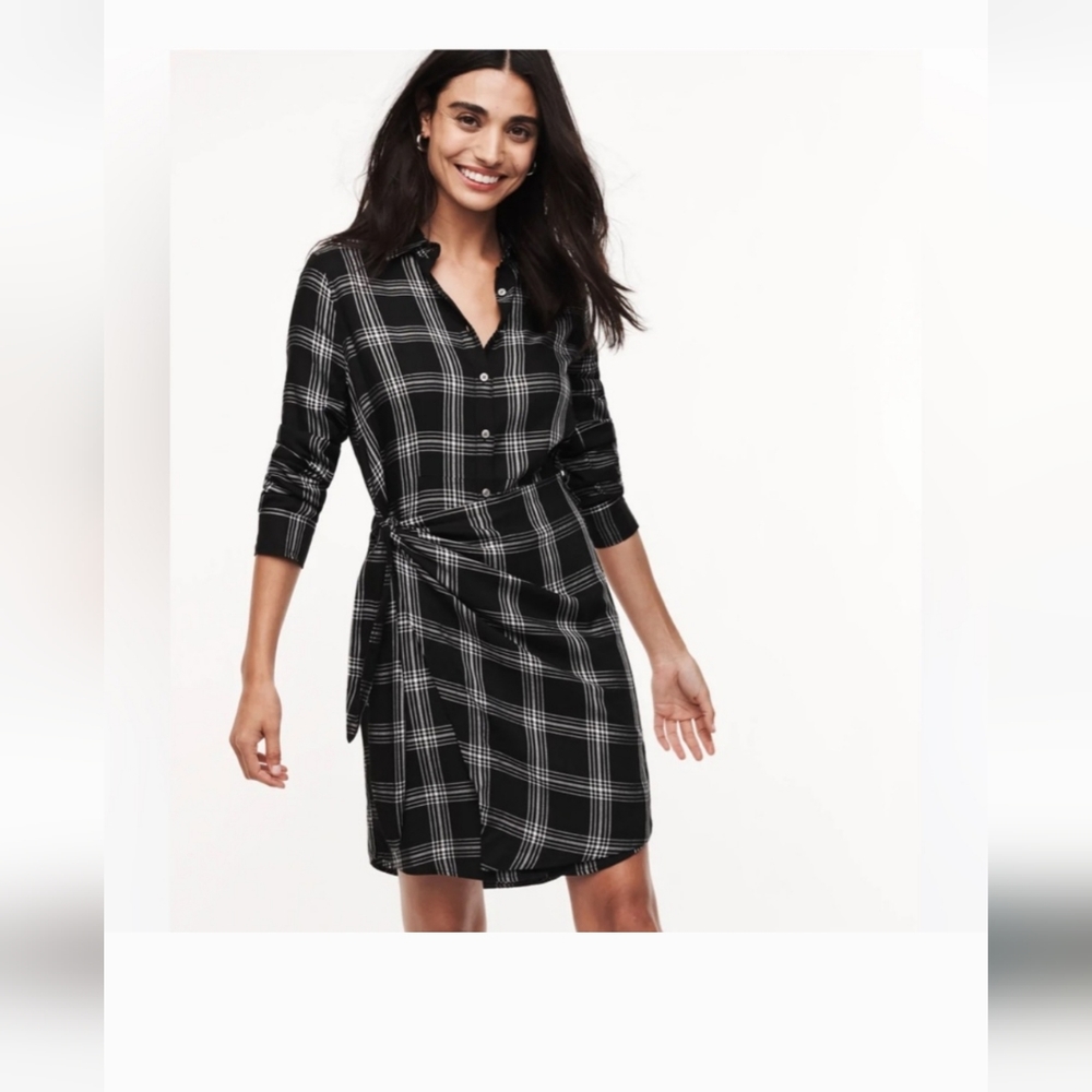 Untuckit- Tessa Wrap Shirtdress